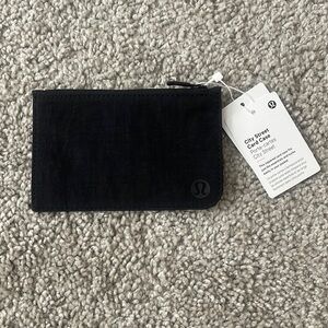 NWT Lululemon City Street Card Case BLK